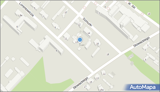 Ciechocinek, Lorentowicza, prof., 13a, mapa Ciechocinek
