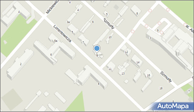 Ciechocinek, Lorentowicza, prof., 9, mapa Ciechocinek