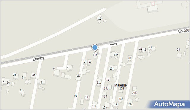 Czerwionka-Leszczyny, Lompy Józefa, 11b, mapa Czerwionka-Leszczyny