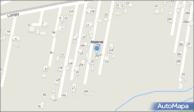 Czerwionka-Leszczyny, Lompy Józefa, 20c, mapa Czerwionka-Leszczyny