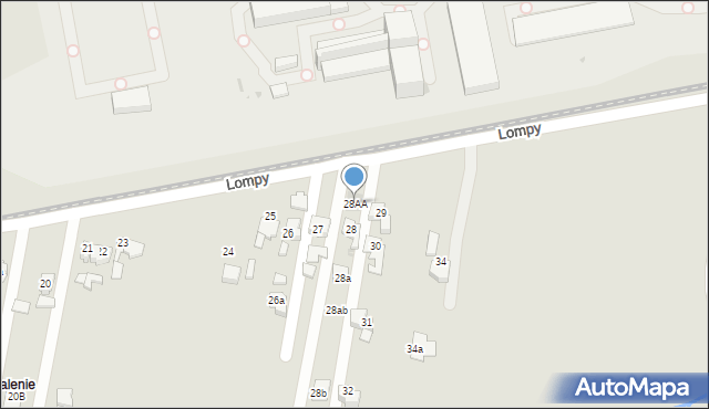 Czerwionka-Leszczyny, Lompy Józefa, 28AA, mapa Czerwionka-Leszczyny