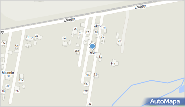 Czerwionka-Leszczyny, Lompy Józefa, 28ab, mapa Czerwionka-Leszczyny