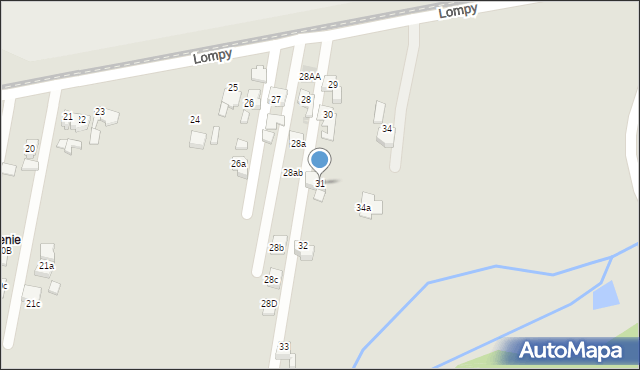 Czerwionka-Leszczyny, Lompy Józefa, 31, mapa Czerwionka-Leszczyny
