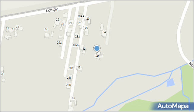 Czerwionka-Leszczyny, Lompy Józefa, 34a, mapa Czerwionka-Leszczyny