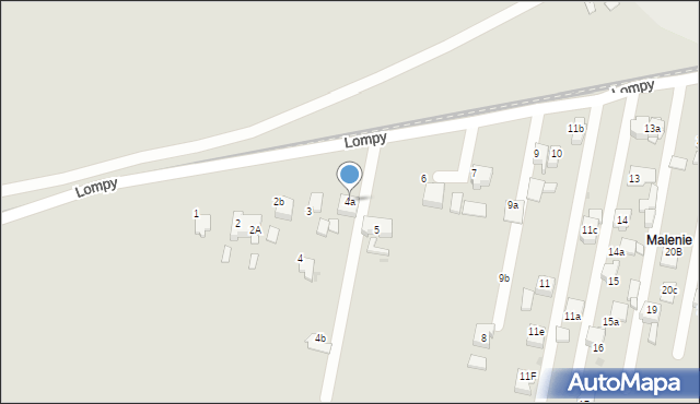 Czerwionka-Leszczyny, Lompy Józefa, 4a, mapa Czerwionka-Leszczyny