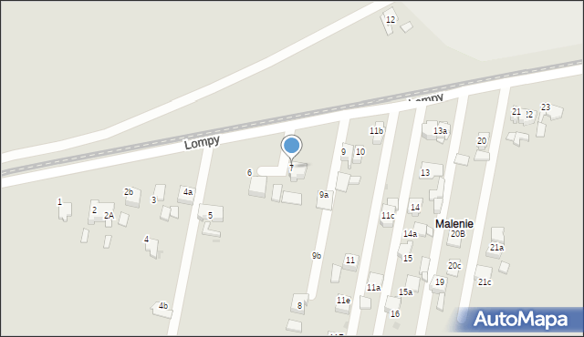 Czerwionka-Leszczyny, Lompy Józefa, 7, mapa Czerwionka-Leszczyny