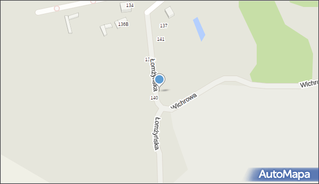 Częstochowa, Łomżyńska, 149, mapa Częstochowy