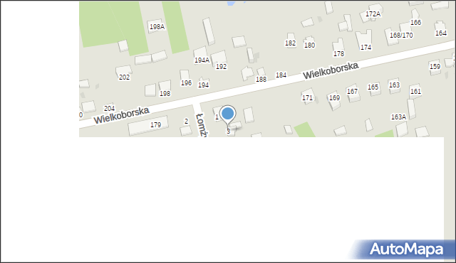 Częstochowa, Łomżyńska, 3, mapa Częstochowy