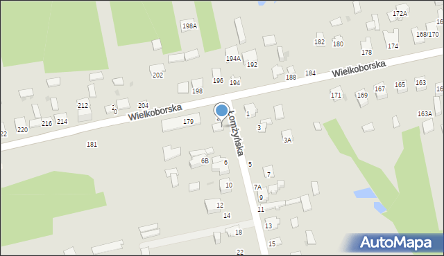 Częstochowa, Łomżyńska, 4, mapa Częstochowy