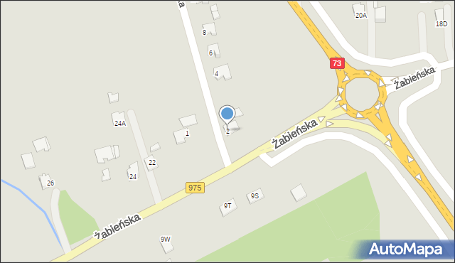 Dąbrowa Tarnowska, Lotników Halifaxa, 2, mapa Dąbrowa Tarnowska