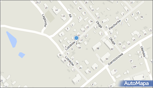 Dobre Miasto, Lotników, 8, mapa Dobre Miasto