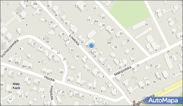 Gdynia, Łowicka, 18, mapa Gdyni