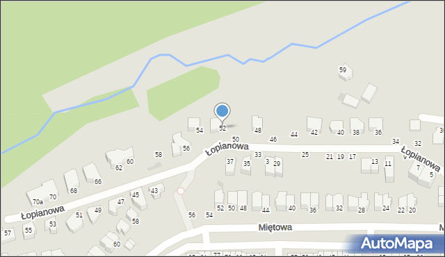 Gdynia, Łopianowa, 52, mapa Gdyni