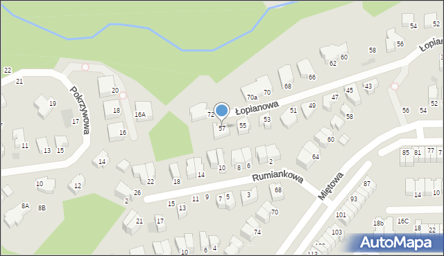 Gdynia, Łopianowa, 57, mapa Gdyni