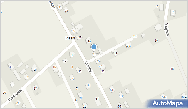 Gilowice, Lompy Józefa, 41, mapa Gilowice