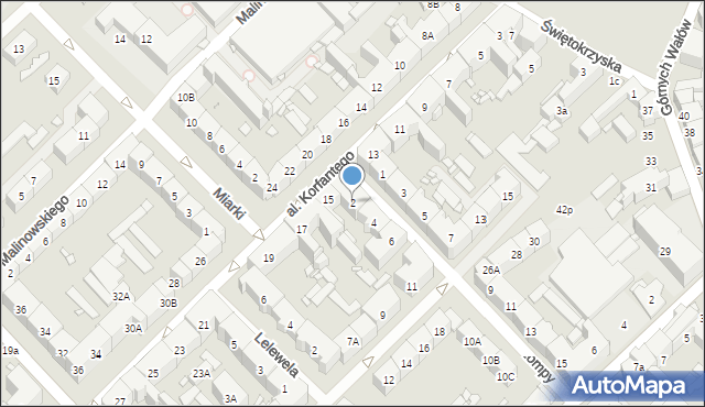 Gliwice, Lompy Józefa, 2, mapa Gliwic