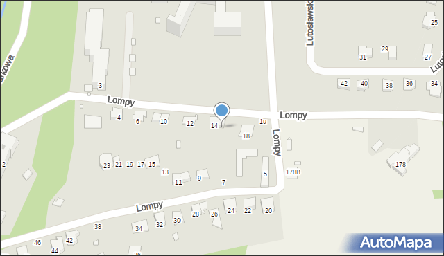 Głuchołazy, Lompy Józefa, 16, mapa Głuchołazy