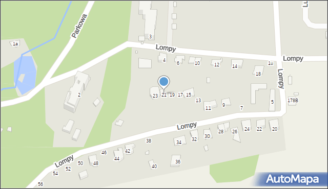 Głuchołazy, Lompy Józefa, 21, mapa Głuchołazy