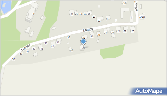 Głuchołazy, Lompy Józefa, 36, mapa Głuchołazy