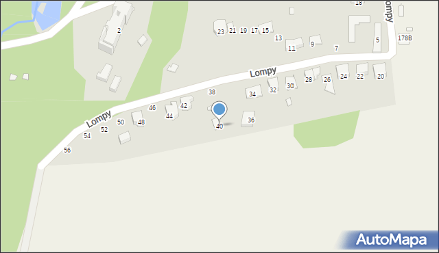 Głuchołazy, Lompy Józefa, 40, mapa Głuchołazy