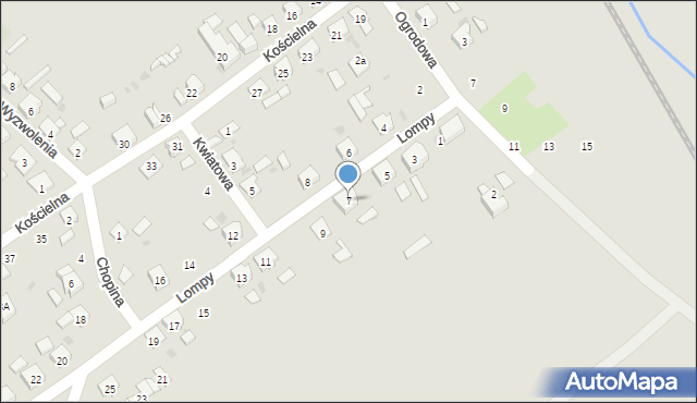 Gogolin, Lompy Józefa, 7, mapa Gogolin