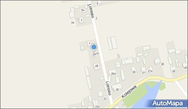 Gołąb, Lotnisko, 1A, mapa Gołąb