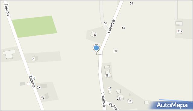 Goleszów, Lotnicza, 39a, mapa Goleszów