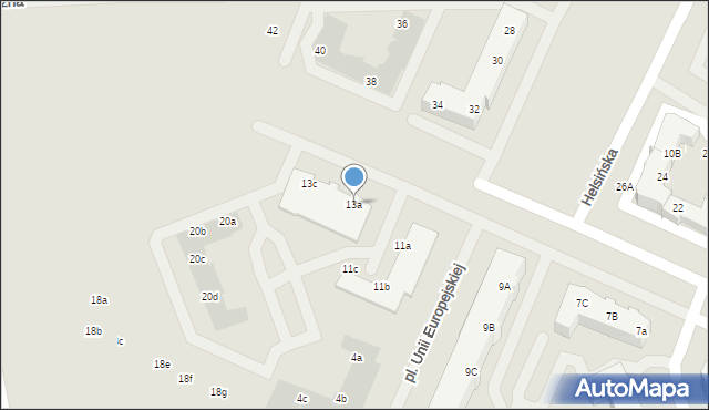 Gorzów Wielkopolski, Londyńska, 13a, mapa Gorzów Wielkopolski