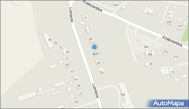 Jarosław, Lotników, 56A, mapa Jarosławia