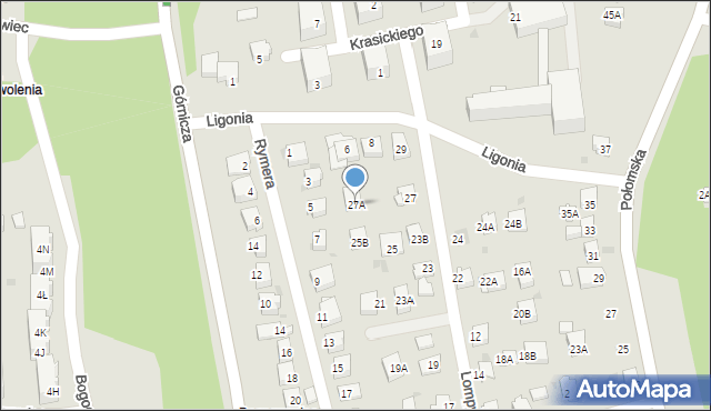 Jastrzębie-Zdrój, Lompy Józefa, 27A, mapa Jastrzębie-Zdrój
