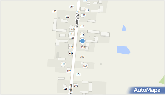 Jednaczewo, Łomżyńska, 110, mapa Jednaczewo