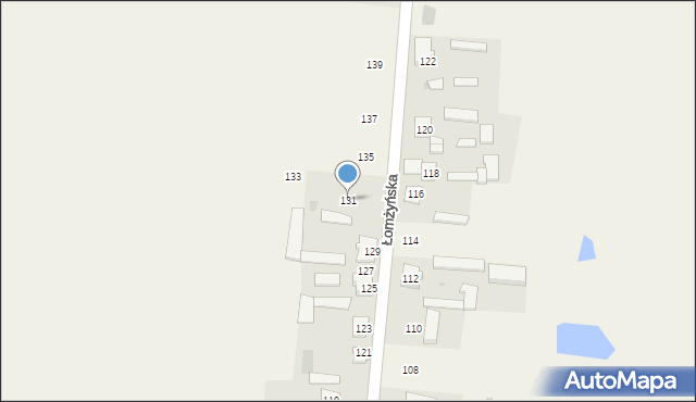 Jednaczewo, Łomżyńska, 131, mapa Jednaczewo