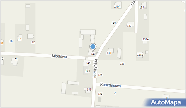 Jednaczewo, Łomżyńska, 147, mapa Jednaczewo