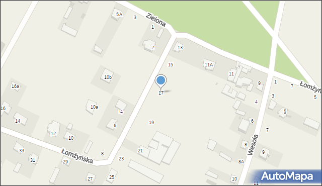 Jednaczewo, Łomżyńska, 17, mapa Jednaczewo