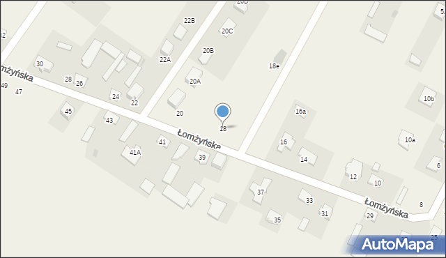 Jednaczewo, Łomżyńska, 18, mapa Jednaczewo