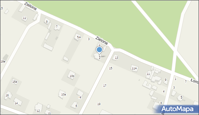 Jednaczewo, Łomżyńska, 2, mapa Jednaczewo