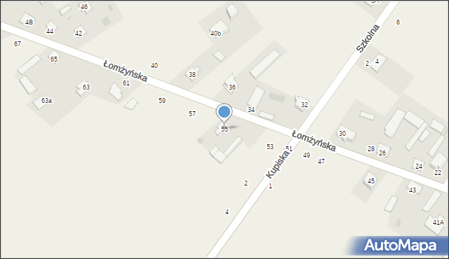 Jednaczewo, Łomżyńska, 55, mapa Jednaczewo