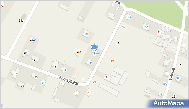 Jednaczewo, Łomżyńska, 6A, mapa Jednaczewo