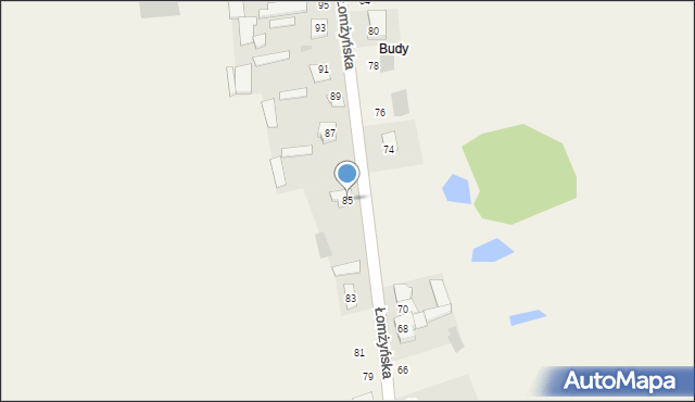 Jednaczewo, Łomżyńska, 85, mapa Jednaczewo