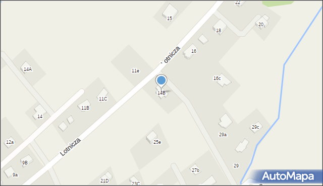 Jeżów Sudecki, Lotnicza, 14B, mapa Jeżów Sudecki