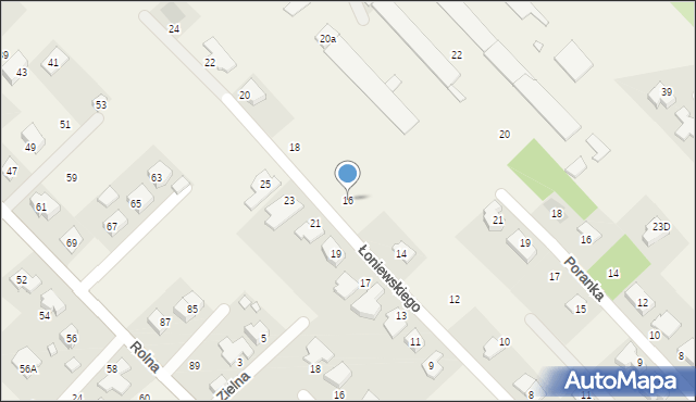 Kajetany, Łoniewskiego Karola, 16, mapa Kajetany