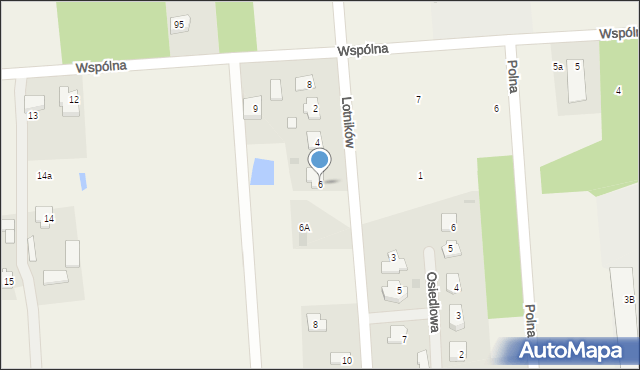 Karpiska, Lotników, 6, mapa Karpiska