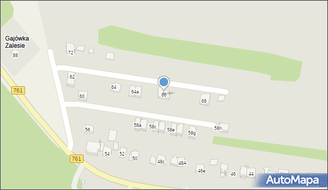 Kielce, Łopuszniańska, 66, mapa Kielc