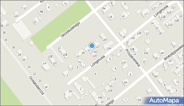 Kobyłka, Longinusa, 11b, mapa Kobyłka