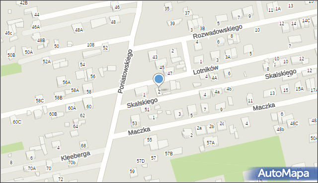 Kobyłka, Lotników, 2, mapa Kobyłka