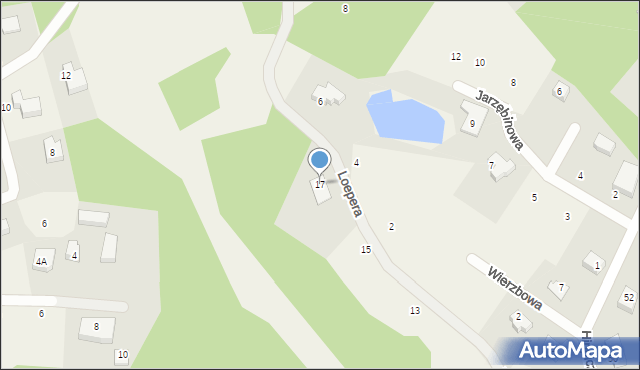 Koleczkowo, Loepera Alfreda, 17, mapa Koleczkowo