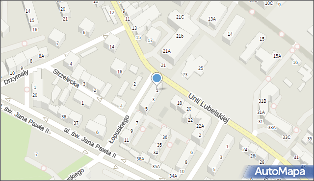 Kołobrzeg, Łopuskiego Edmunda, ppor., 1, mapa Kołobrzegu