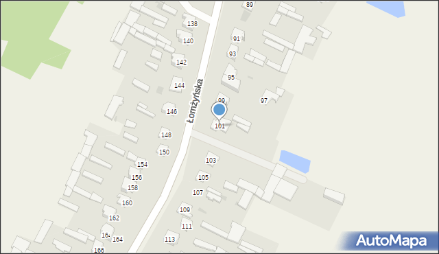 Konarzyce, Łomżyńska, 101, mapa Konarzyce