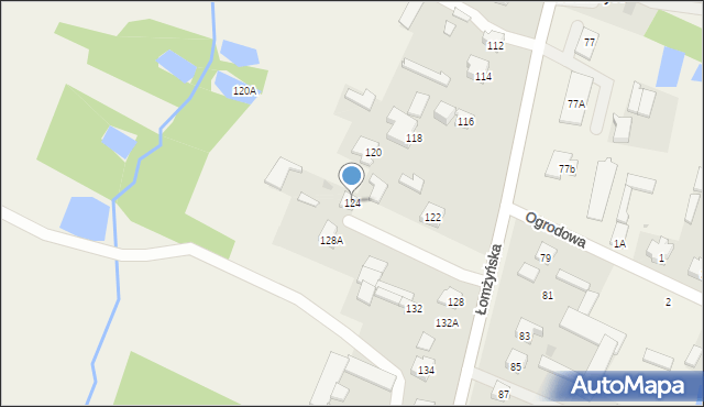 Konarzyce, Łomżyńska, 126, mapa Konarzyce