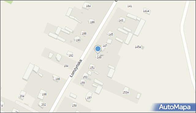 Konarzyce, Łomżyńska, 149A, mapa Konarzyce